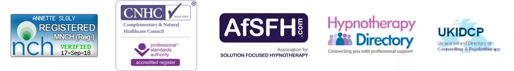 Logos - Annette Sloly Hypnotherapy